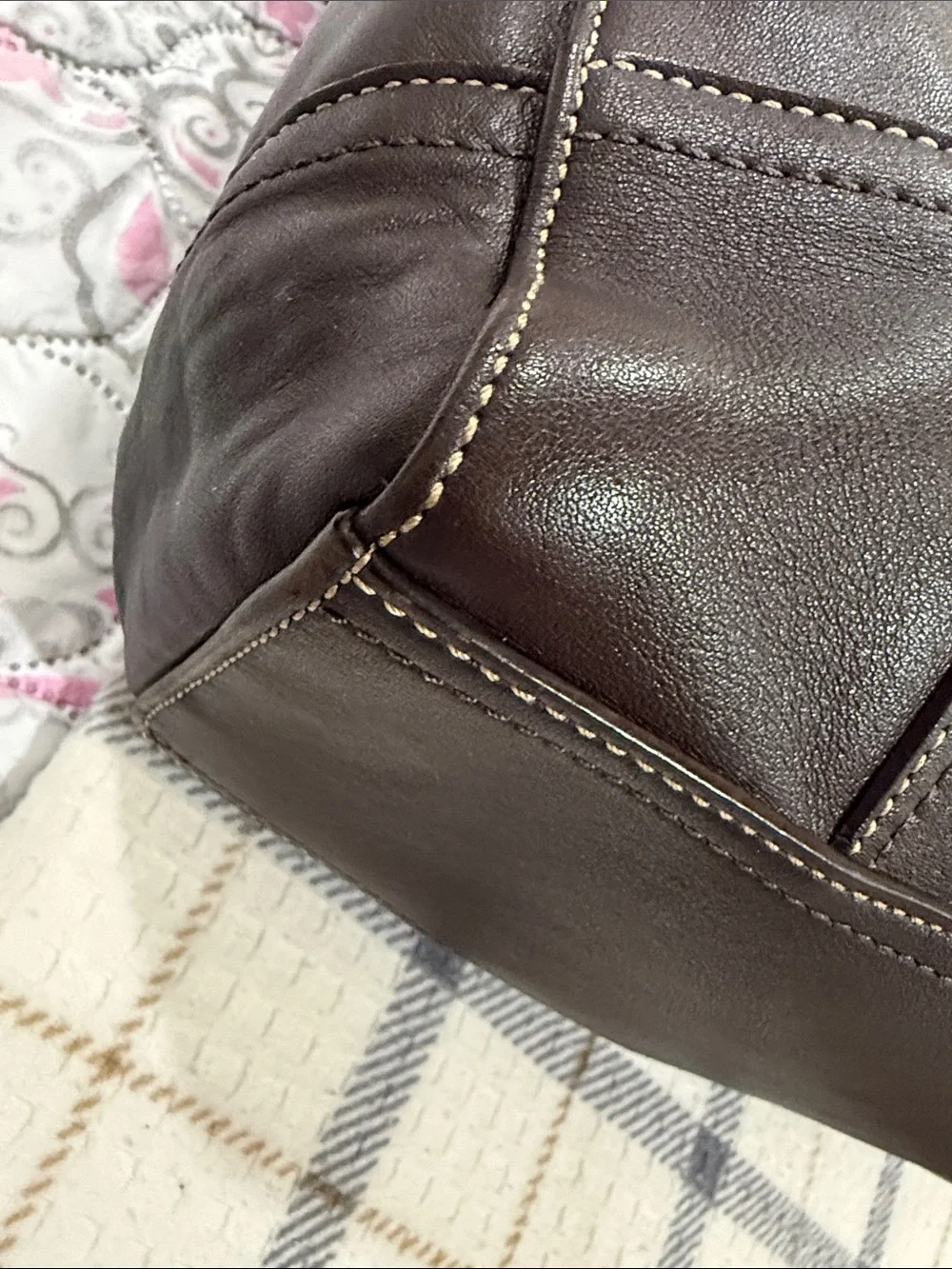 Coach transatlantic large 2-way tote vintage